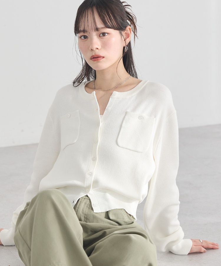 earth music&ecology「ダブルポケットカーディガン」|カーディガン|