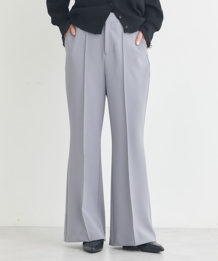 earth music&ecology「センターシームフレアパンツ」|その他|Gray