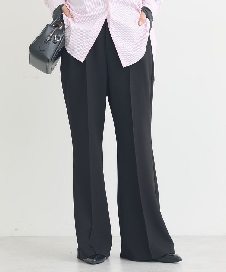 earth music&ecology「センターシームフレアパンツ」|その他|Black