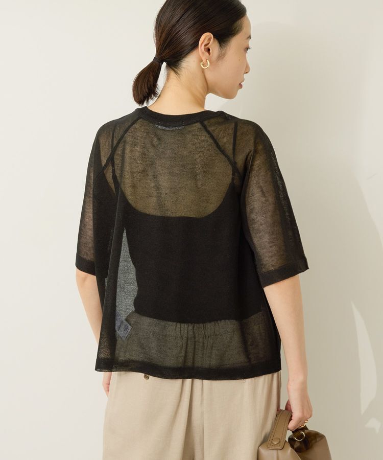 AMERICAN HOLIC「プリントロゴシアーニットプルオーバー」|ニット・セーター|