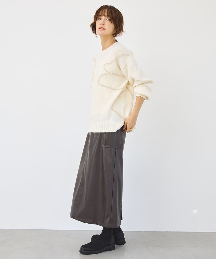 AMERICAN HOLIC「Wポケットフェイクレザースカート」|スカート|