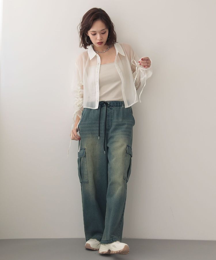 Green Parks「EGOISTドロストシアーシャツ」|シャツ・ブラウス|