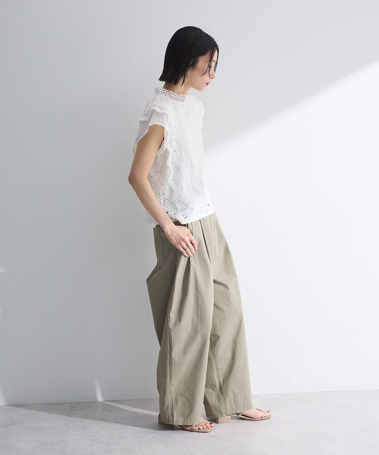 Green Parks「・Petit Fleur フレンチレーシーブラウス」|シャツ・ブラウス|