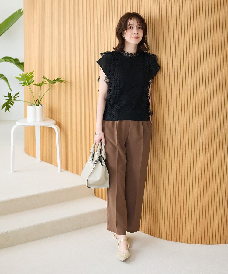 Green Parks「・Petit Fleur フレンチレーシーブラウス」|シャツ・ブラウス|