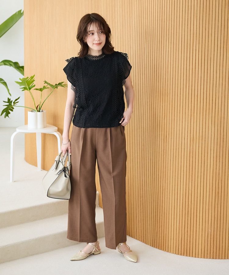 Green Parks「・Petit Fleur フレンチレーシーブラウス」|シャツ・ブラウス|