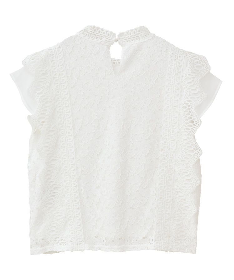 Green Parks「・Petit Fleur フレンチレーシーブラウス」|シャツ・ブラウス|