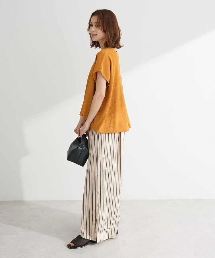 Green Parks「表面カット裾ドロストプルオーバー」|Tシャツ・カットソー|