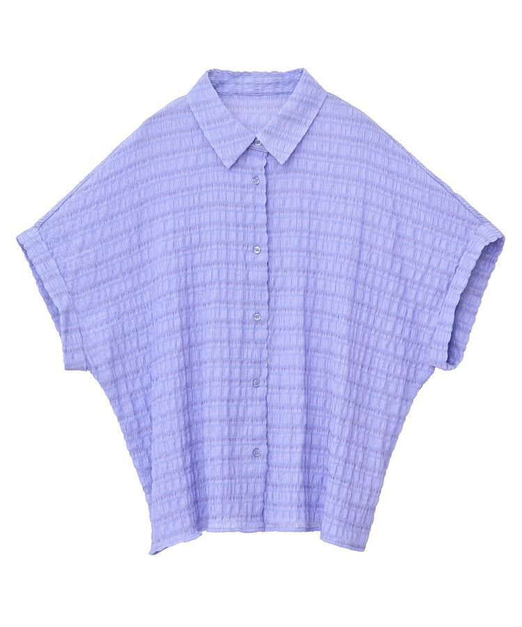 Green Parks「シアーシャーリングフレンチスリーブシャツ」|シャツ・ブラウス|