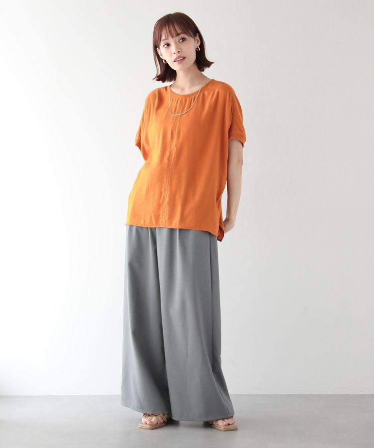 Green Parks「Tブラウスドルマンスリーブプルオーバー」|Tシャツ・カットソー|