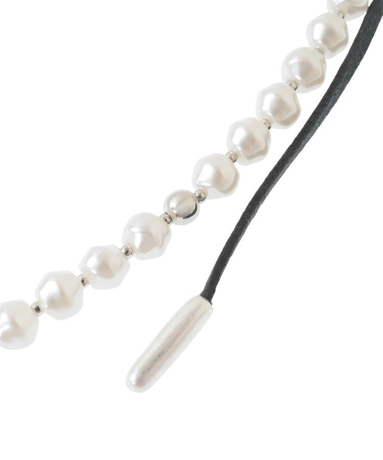 armonia「every walk.パールスウェードネックレス」|ネックレス|