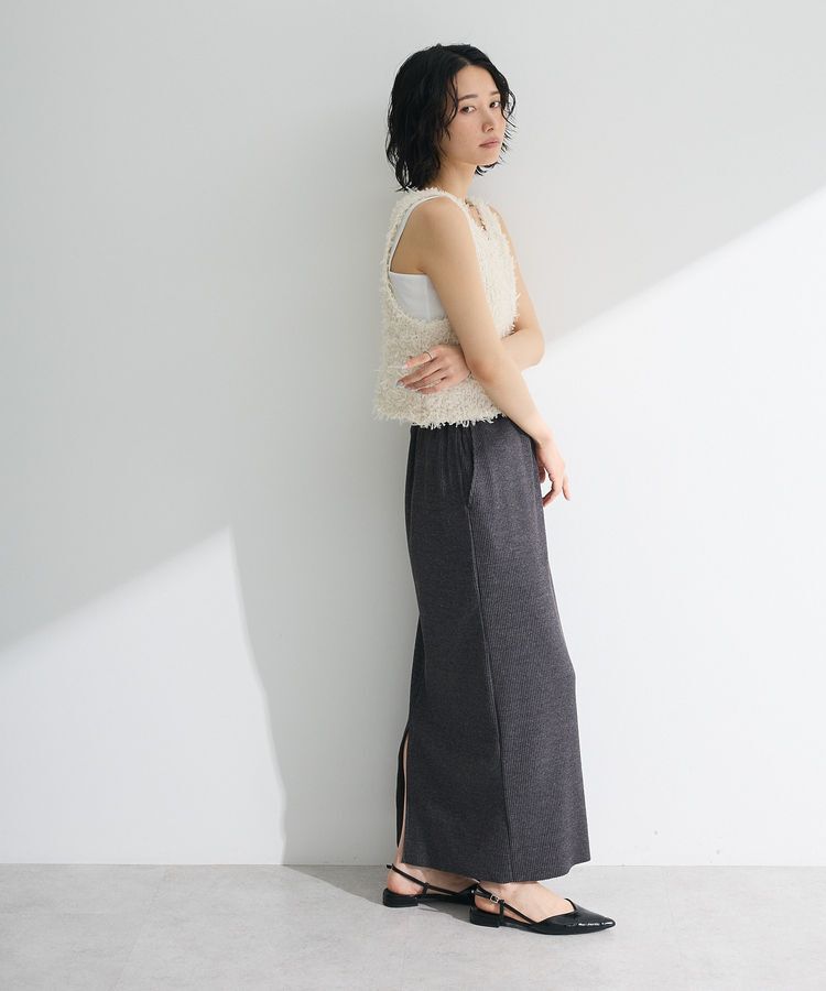 Green Parks「・swing by 2wayチュールヤーンベスト」|ベスト・ジレ|