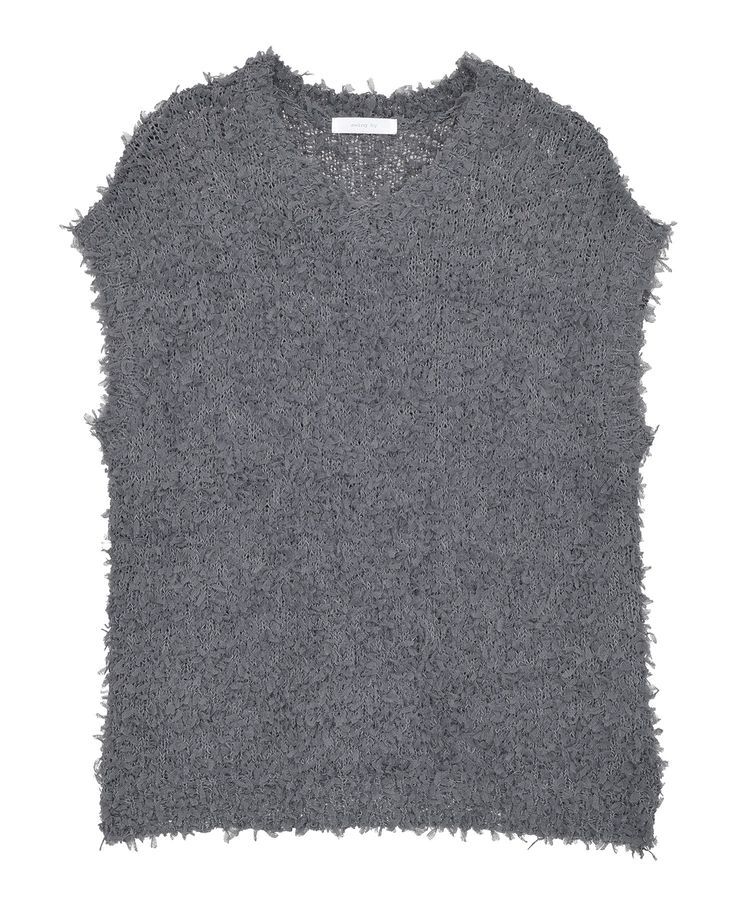 Green Parks「・swing by チュールヤーンワイドプルオーバー」|ベスト・ジレ|