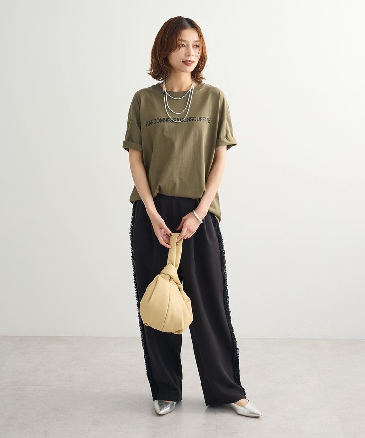 Green Parks「・swing by サイドフリルワイドパンツ」|その他|