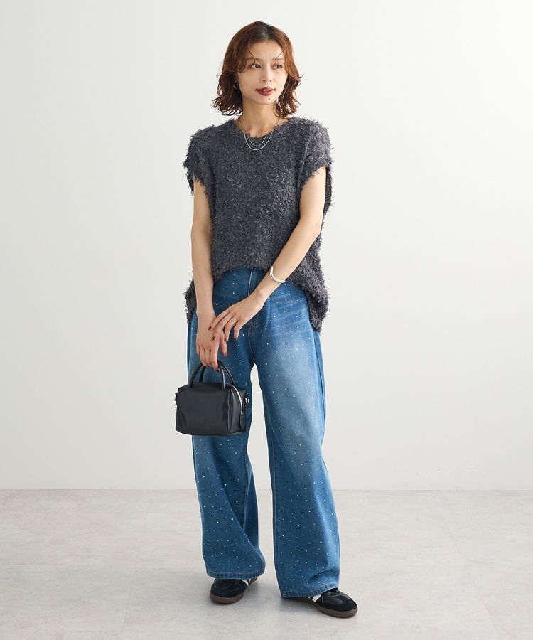 Green Parks「・ELENCARE DUE ラインストーンデニム」|デニム|