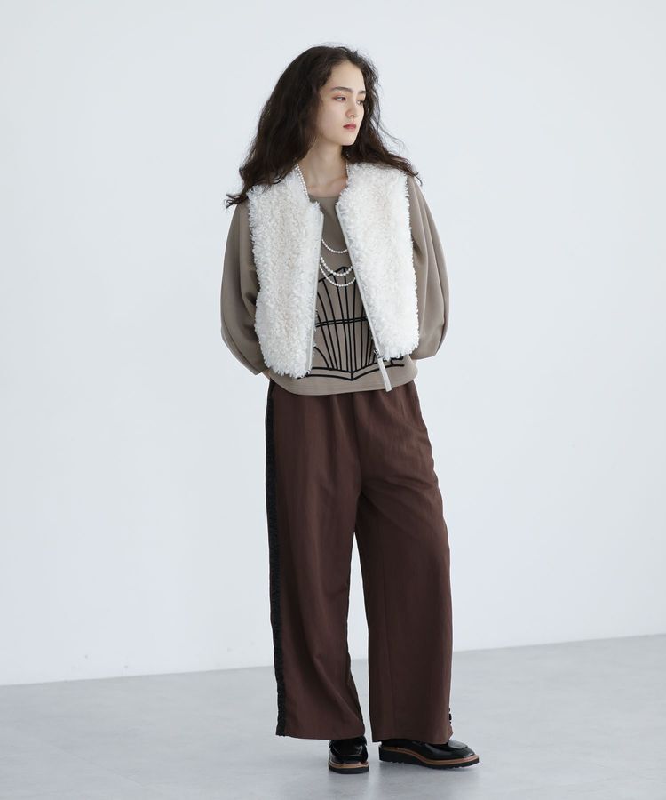 Green Parks「■ESCAR サイドミニフリルワイドパンツ」|その他|