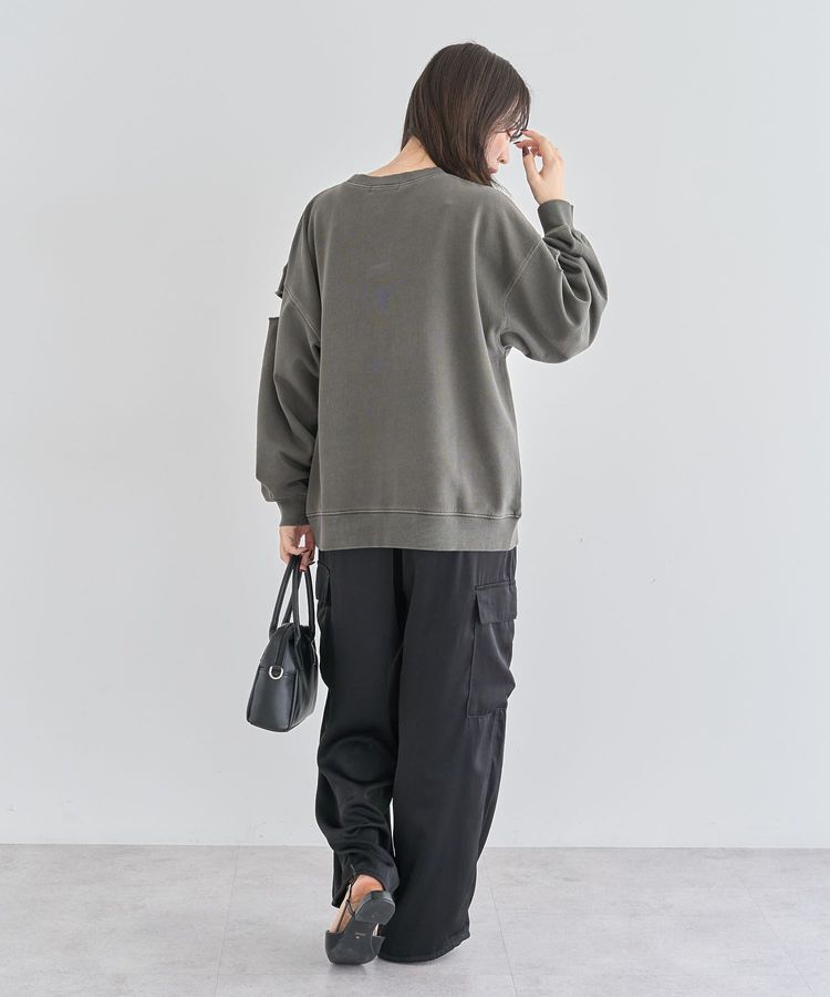 Green Parks「・DOUBLE FLAGS カットオフピグメントスウェット」|Tシャツ・カットソー|