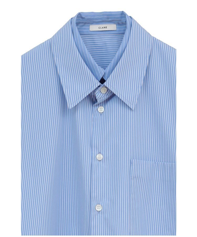 GARAGE OF GOOD CLOTHING「【CLANE】TWO TONE LAYERED SHIRTS」|シャツ・ブラウス|