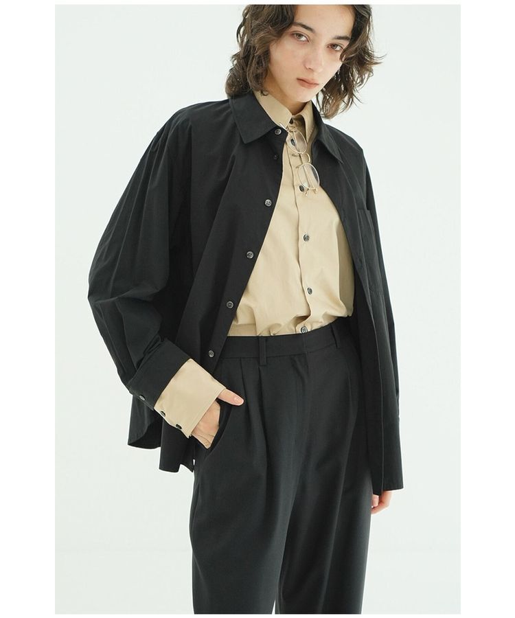 GARAGE OF GOOD CLOTHING「【CLANE】TWO TONE LAYERED SHIRTS」|シャツ・ブラウス|