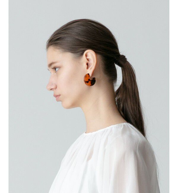 allureville「サークルプレートピアス」|ピアス|