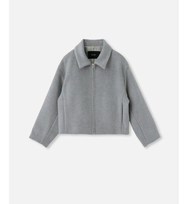 allureville「ジーロンラムステンカラーブルゾン」|ブルゾン・スタジャン|