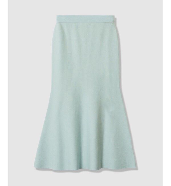 allureville「ウール混Ｗフェイスナローマーメイドスカート」|スカート|