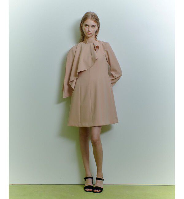 LOULOU WILLOUGHBY「【LOULOU WILLOUGHBY】2WAYケープワンピース」|ワンピース|ピンク