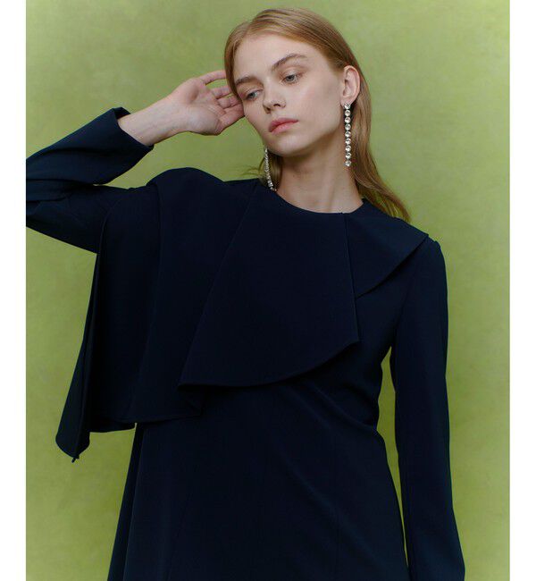 LOULOU WILLOUGHBY「【LOULOU WILLOUGHBY】2WAYケープワンピース」|ワンピース|