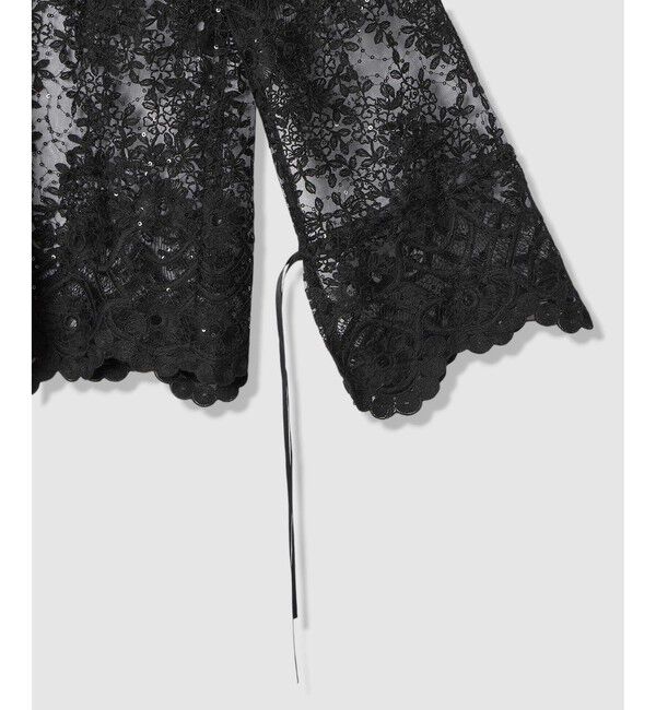 LOULOU WILLOUGHBY「【LOULOU WILLOUGHBY】チュール刺繍ブラウス」|シャツ・ブラウス|