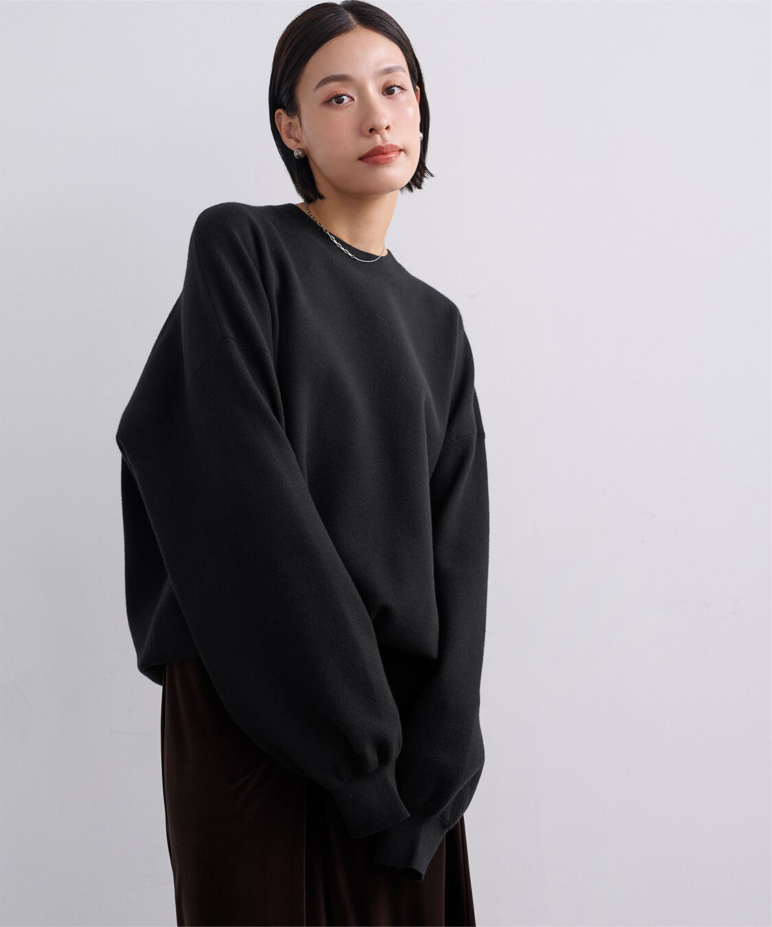 ur's「【黒川翼さんコラボアイテム】スウェットライクオーバーサイズニット」|ニット・セーター|