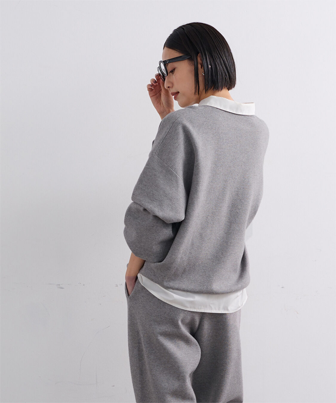 ur's「【黒川翼さんコラボアイテム】スウェットライクオーバーサイズニット」|ニット・セーター|