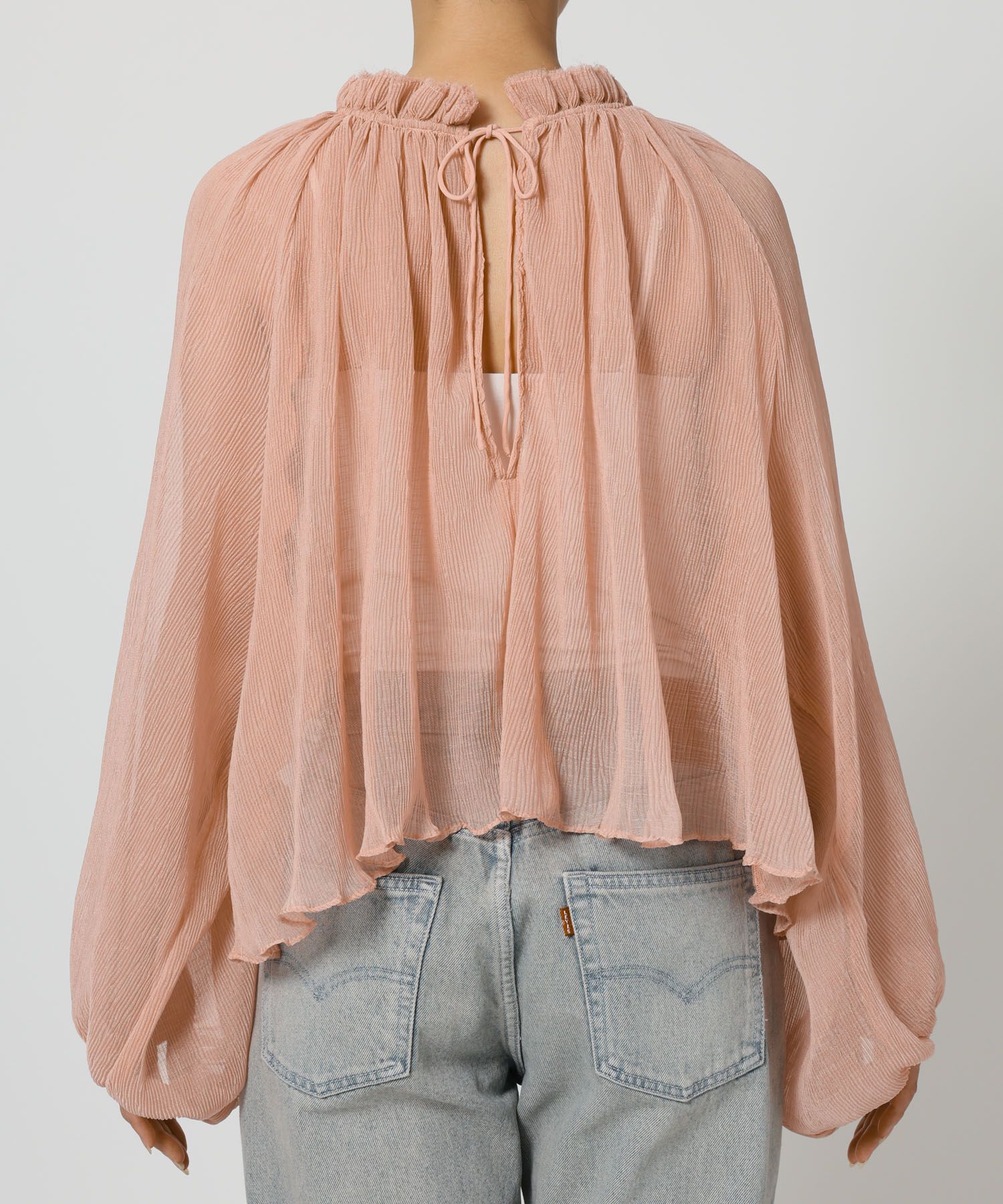 BABYLONE「2WAY楊柳ブラウス」|シャツ・ブラウス|