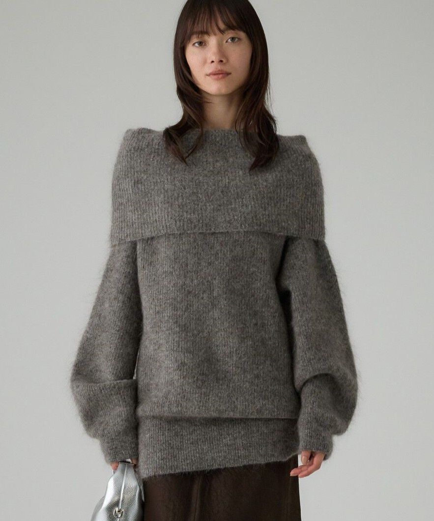 BABYLONE「オフショルニットプルオーバー」|ニット・セーター|ﾌﾞﾗｳﾝ