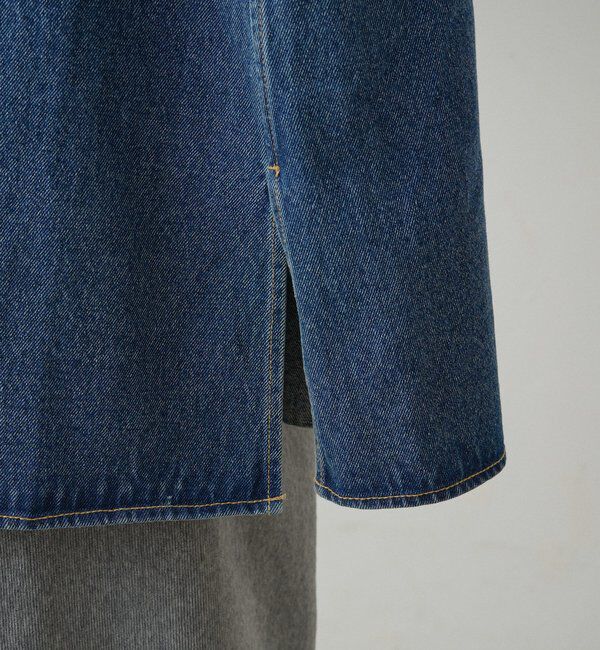  「【＠noricorico102企画】ヴィンテージライクデニムチュニックシャツ」|シャツ・ブラウス|