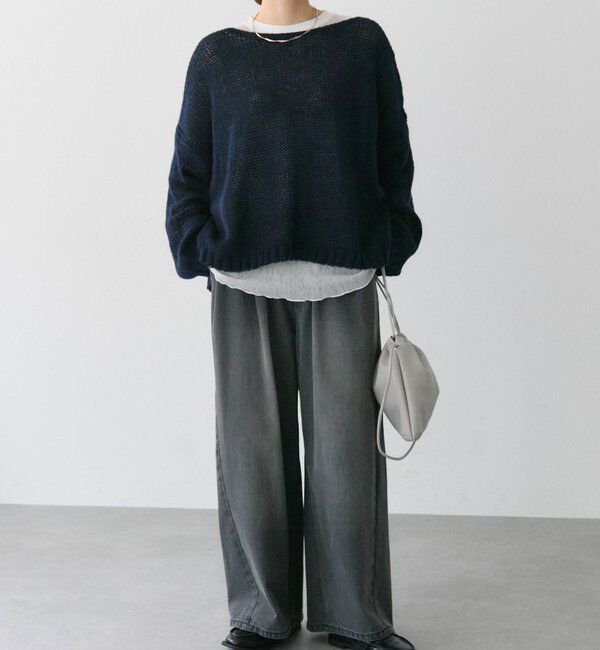  「3Gドロップ天竺ニットプルオーバー」|プルオーバー|