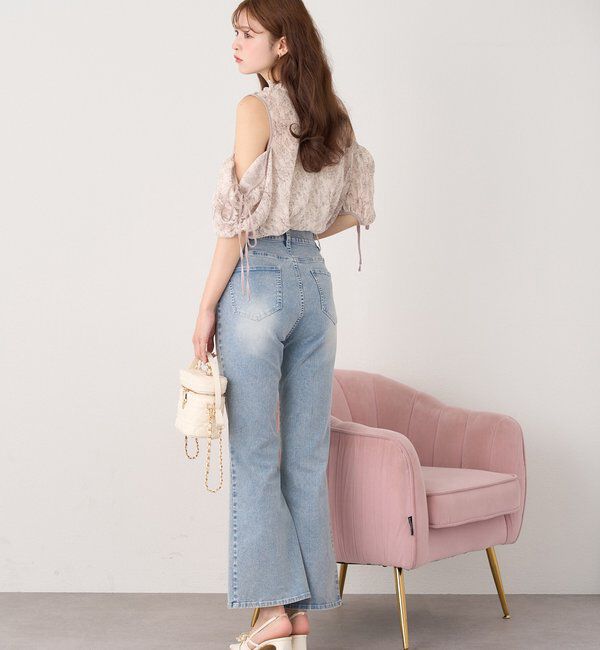  「【WEB限定】ストレッチ美脚デニムパンツ」|その他|