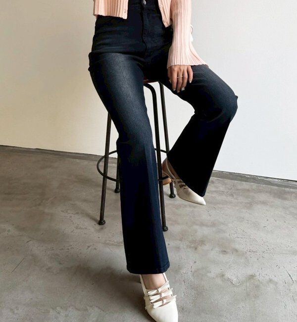  「【WEB限定】ストレッチ美脚デニムパンツ」|その他|