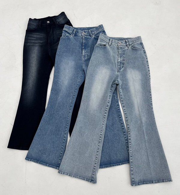  「【WEB限定】ストレッチ美脚デニムパンツ」|その他|