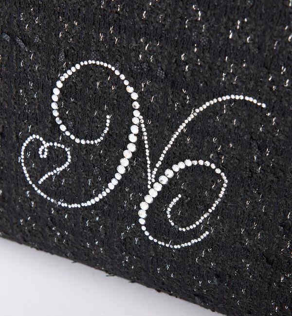  「ビジューロゴツイードミニトート」|ショルダー・メッセンジャー|