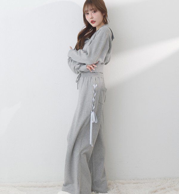  「【セットアップ可能】セーラーカラーロゴスウェット」|プルオーバー|