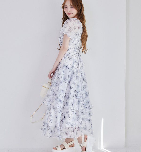  「【リバイバル】イレヘムティアードロングワンピース」|ワンピース|