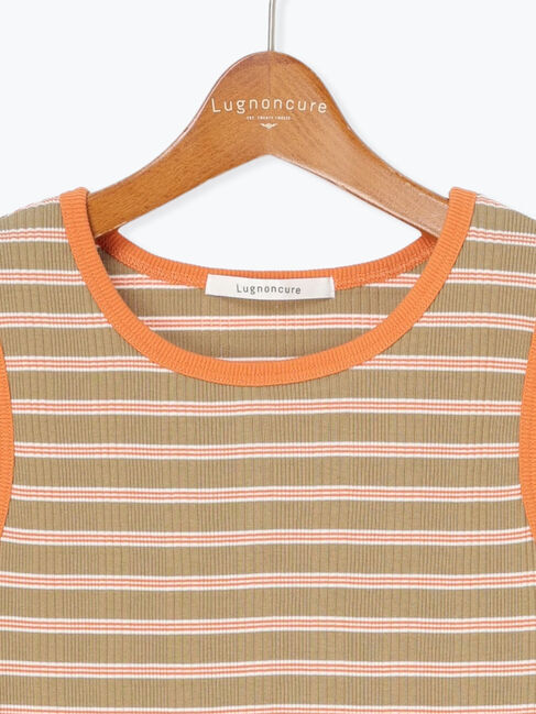 Lugnoncure「マルチボーダータンクトップ《2025summer catalog item》」|タンクトップ|