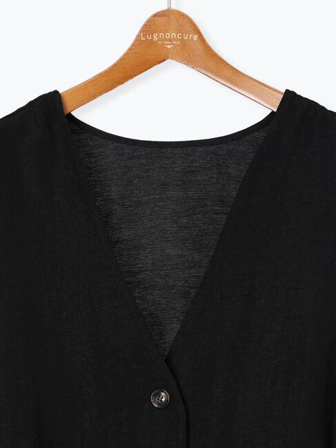 Lugnoncure「ベルト付き麻調ジレ」|ダウンベスト・ベスト|