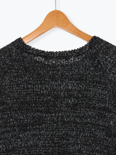 Lugnoncure「ラグラン半袖プルオーバーニット《2025autumn catalog item》」|ニット・セーター|