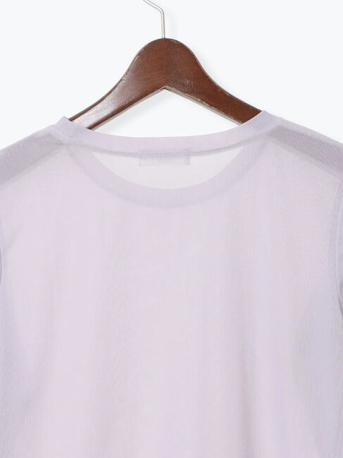 Te chichi TERRASSE「長袖シアートップス《2025autumn catalog item》」|Tシャツ・カットソー|