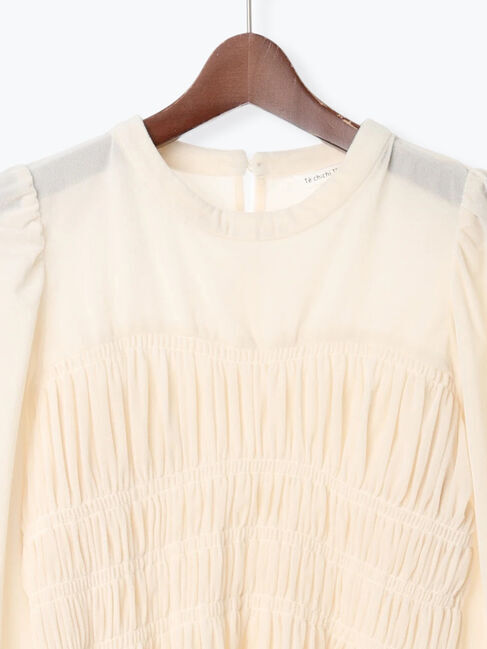 Te chichi TERRASSE「ベロアシャーリングトップス」|シャツ・ブラウス|