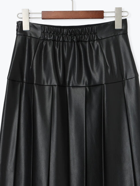 Te chichi「レザータックプリーツスカート」|スカート|