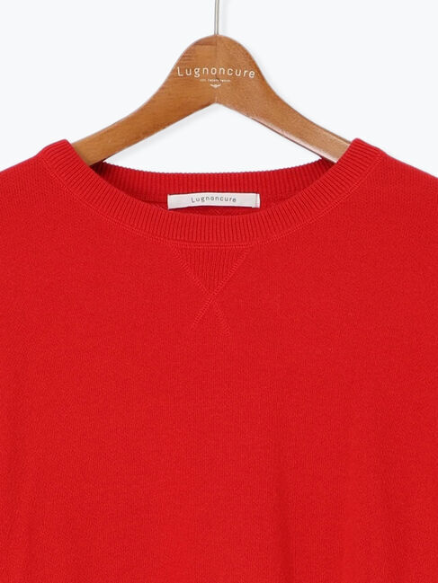 Lugnoncure「スウェットライククルーネックニット」|ニット・セーター|