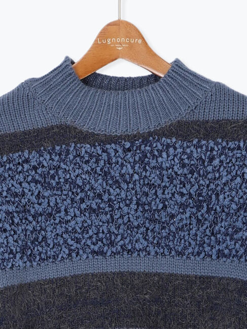 Lugnoncure「マルチデザインボーダーニット」|ニット・セーター|