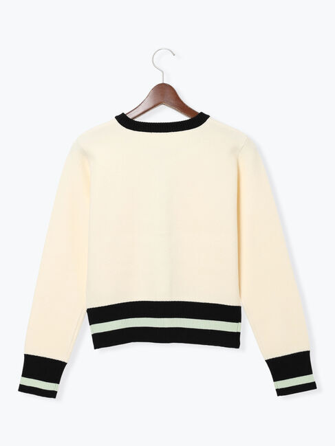 Te chichi「バイカラークラシカルカーディガン」|カーディガン|