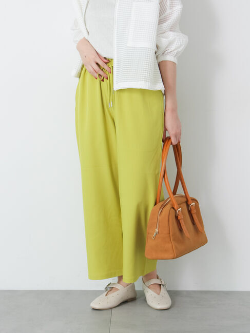 Te chichi TERRASSE「【選べる着丈】ストレートイージーパンツ」|その他|イエロー